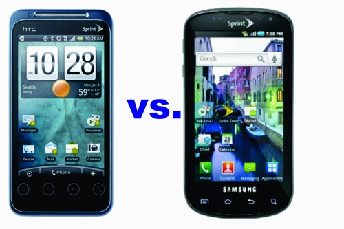 Samsung+epic+vs+htc+evo+shift+review
