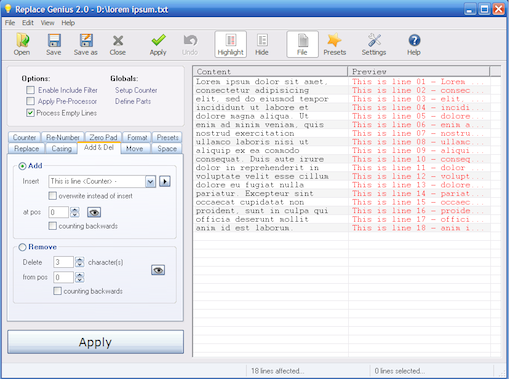 Replace Genius - Find And Replace Text In Batch In Word And Excel Files