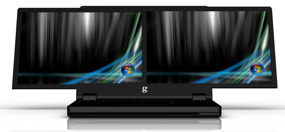 gScreen Spacebook – Dual Screen / Monitor Computer « Review Unit