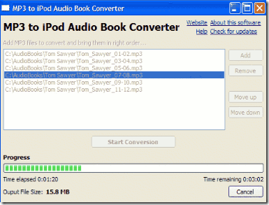 MP3 to iPod Audio Book Converter – Play Audiobooks On iPod / iPhone / iPod Touch