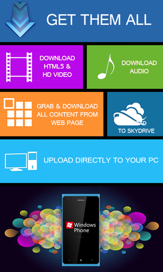 GetThemAll - Download YouTube Videos On Windows Phone
